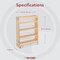 Rev-A-Shelf Maple Veneer, Light Brown, 6 in W, 25.5 in H, 19.56 in D, 19.65 in L, Light Brown 448-BC19SC-5C - alternate 6